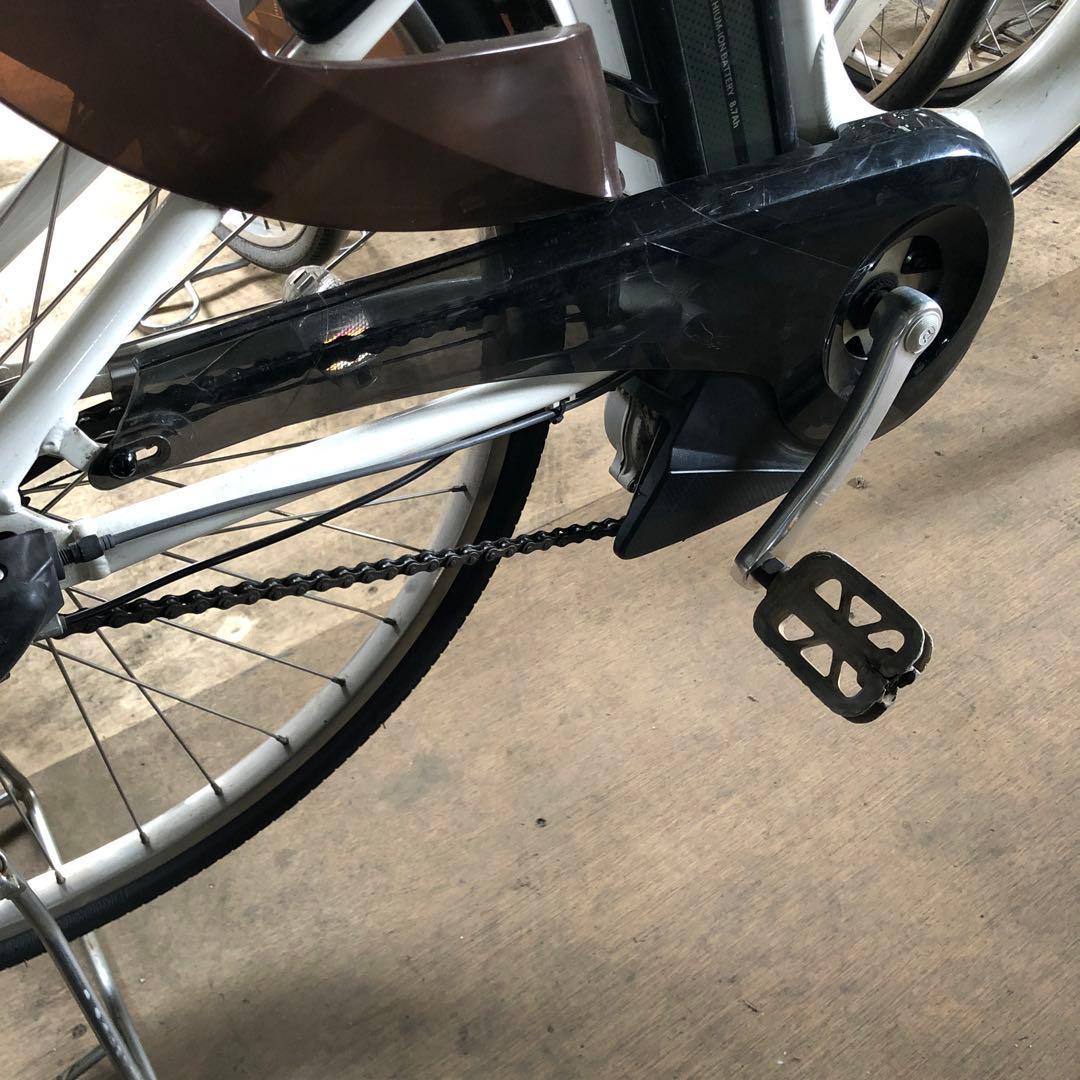 317]送料無料 ヤマハ PAS With 充電器付き 電動自転車