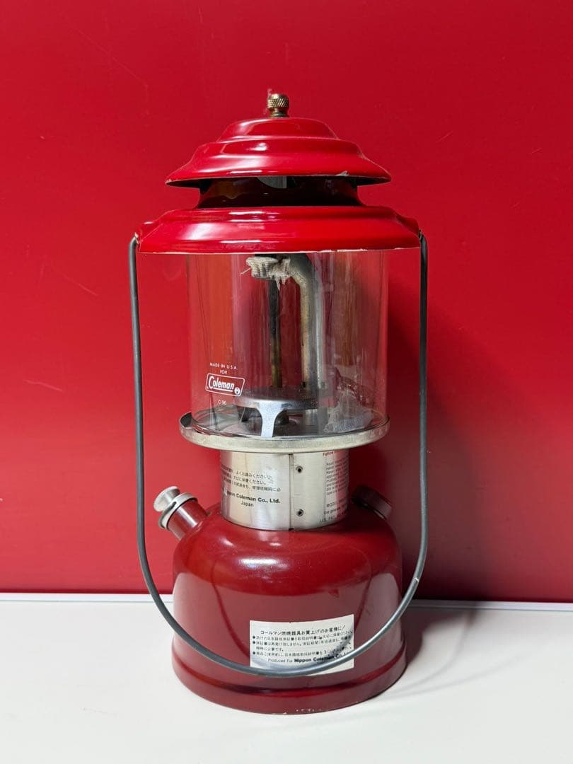 Coleman ランタン レッド 286A7035 日本制