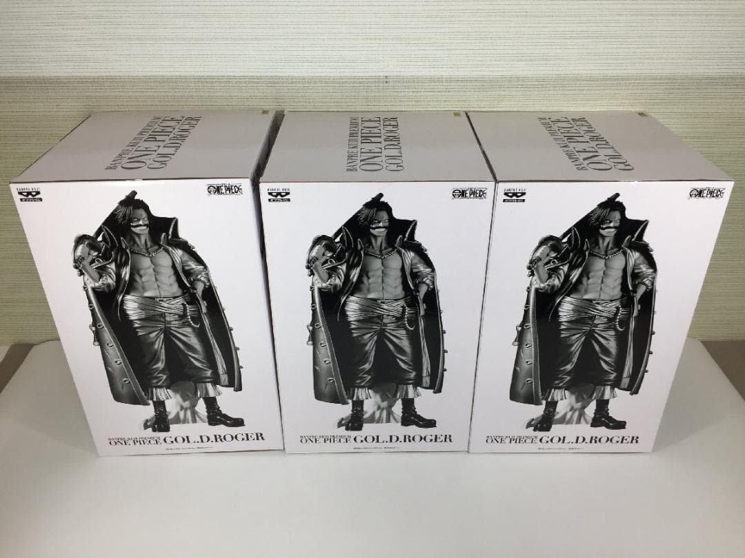 【新品】バンプレくじ PREMIUM ゴール・D・ロジャー 3体コンプリート