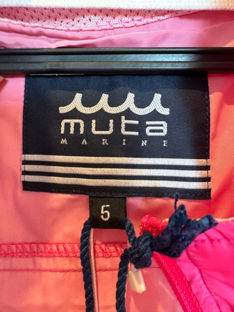 MUTA MARINE ピンク ノースリーブジャケット