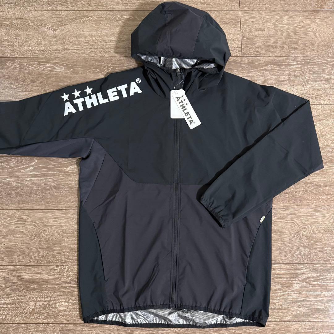 新品 ATHLETA ウィンドブレーカー 内側メッシュウインドウォームジャケット