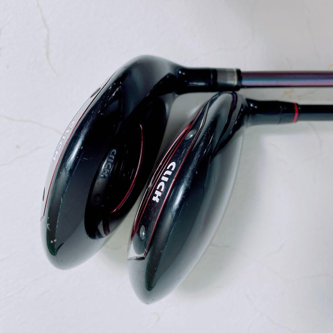 ルーツ　フェアウェイウッド　クリック　R R2 5w 7w 2本　N2323