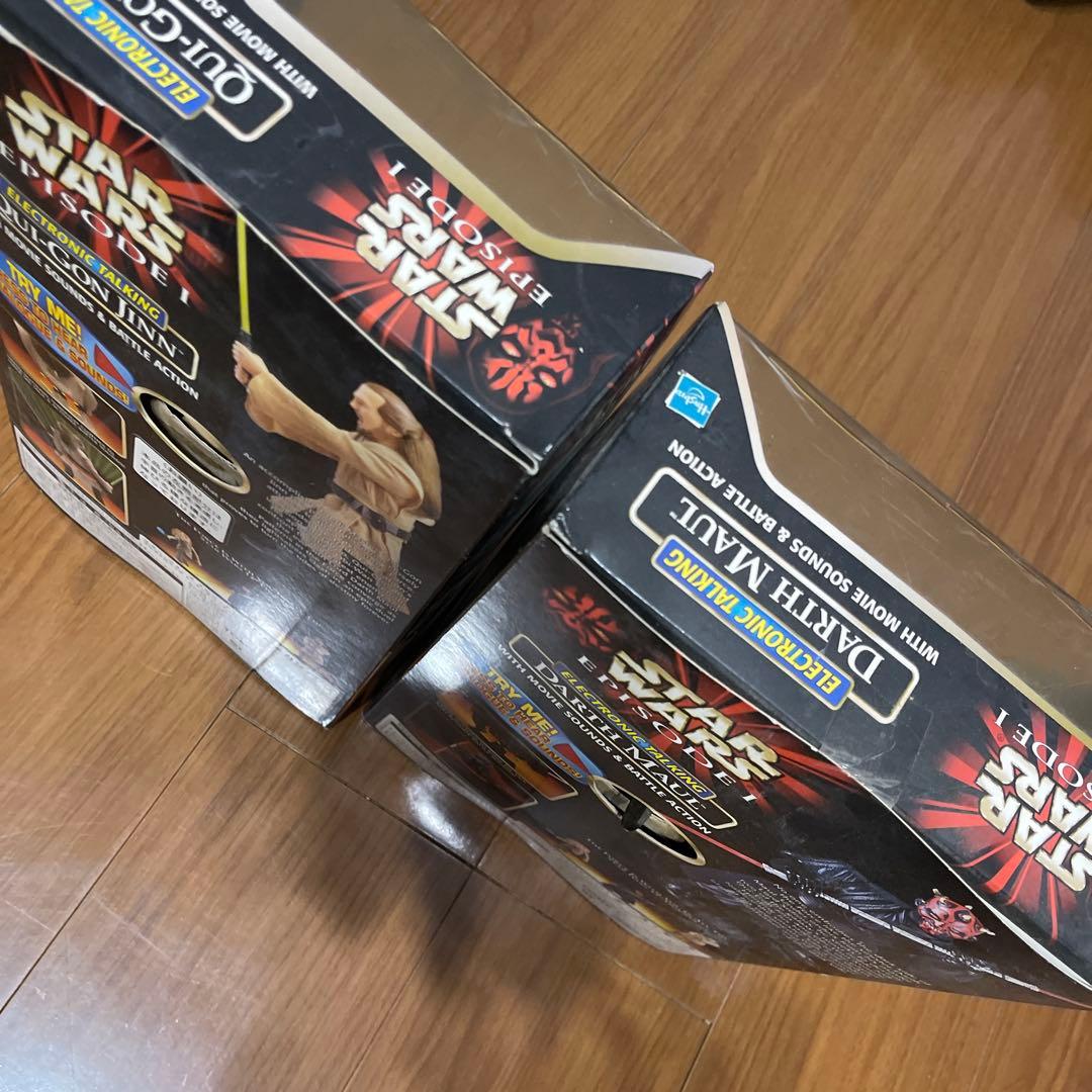 【未開封セット】スターウォーズ エピソード1 フィギュア クワイ=ガン&モール