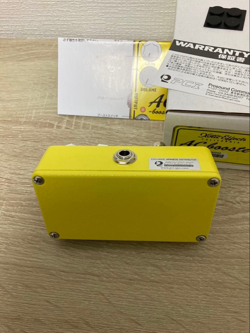 美品　エフェクター　XOTIC AC BOOSTER V2