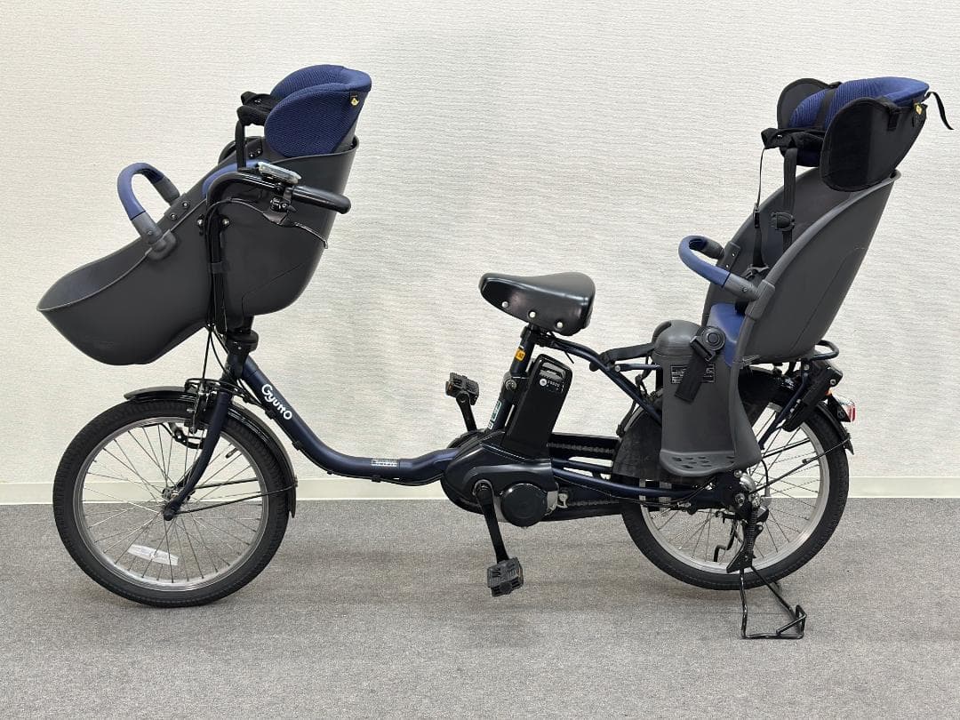 ■パナソニック■子乗せ電動アシスト自転車　レインカバー＆チャイルドシート付き