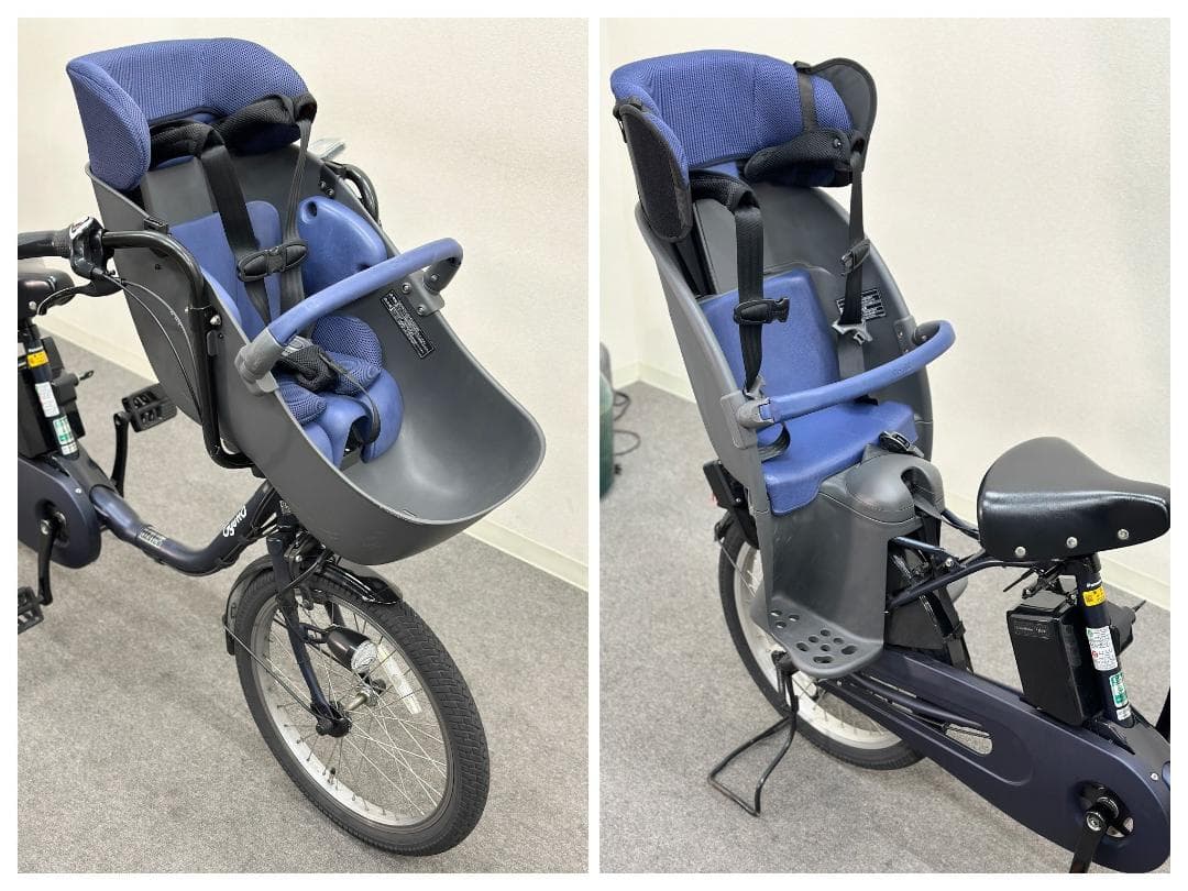 ■パナソニック■子乗せ電動アシスト自転車　レインカバー＆チャイルドシート付き