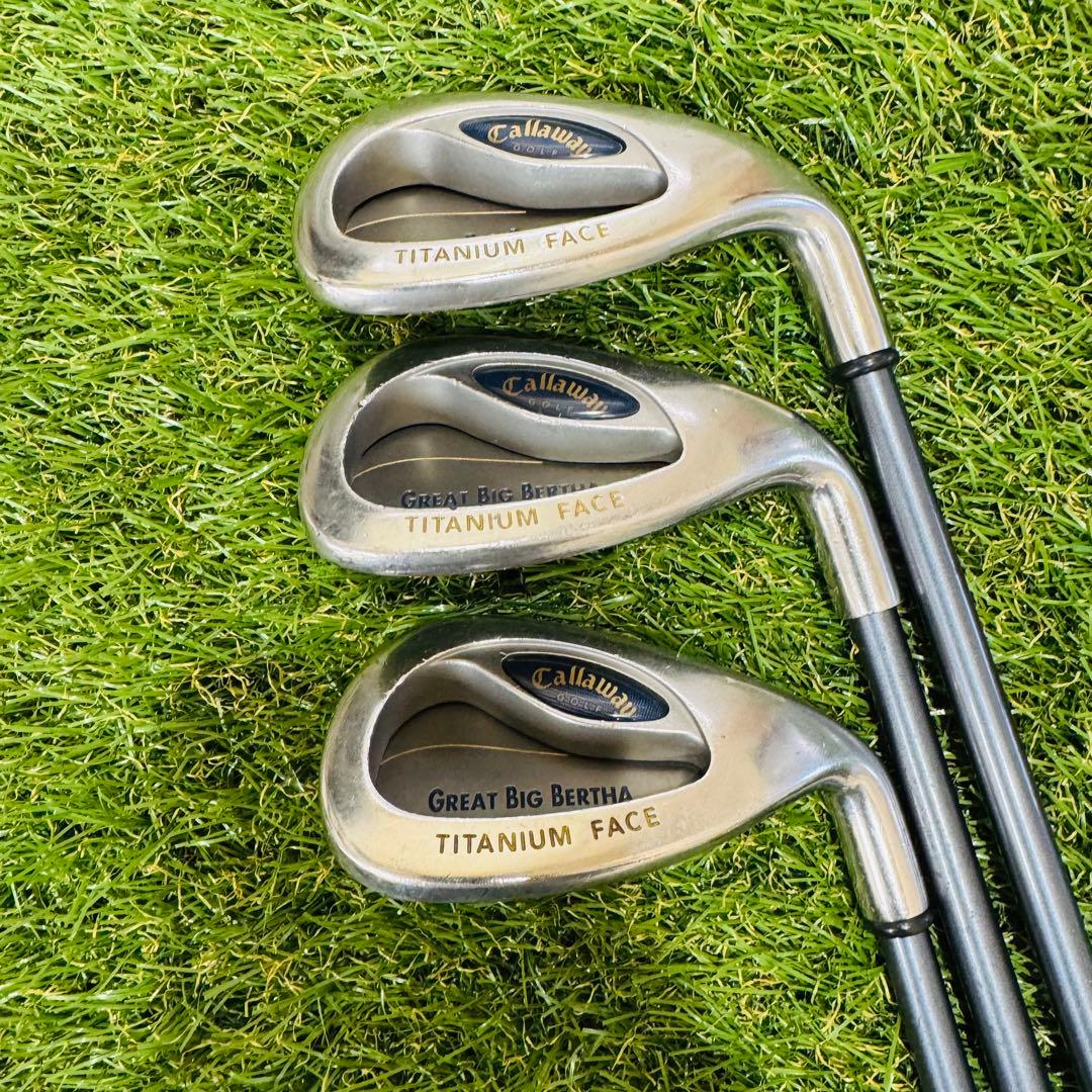【女性用】Callaway great big bertha アイアンセット