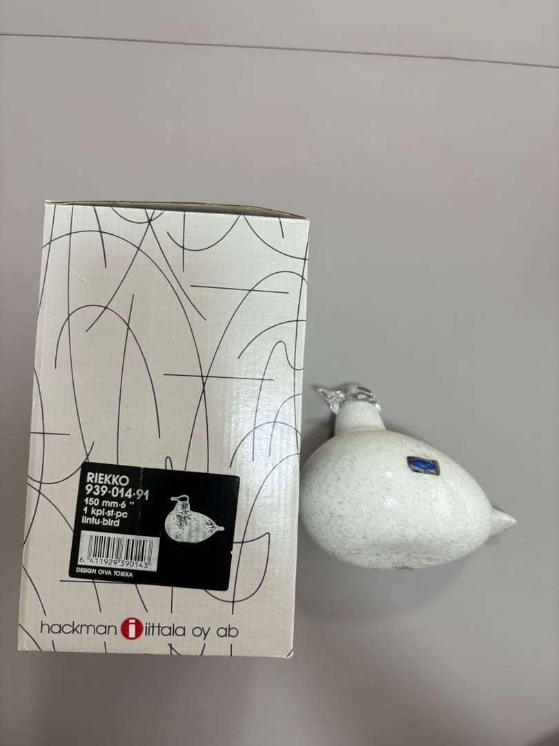  ピジョン 置物 ホワイト