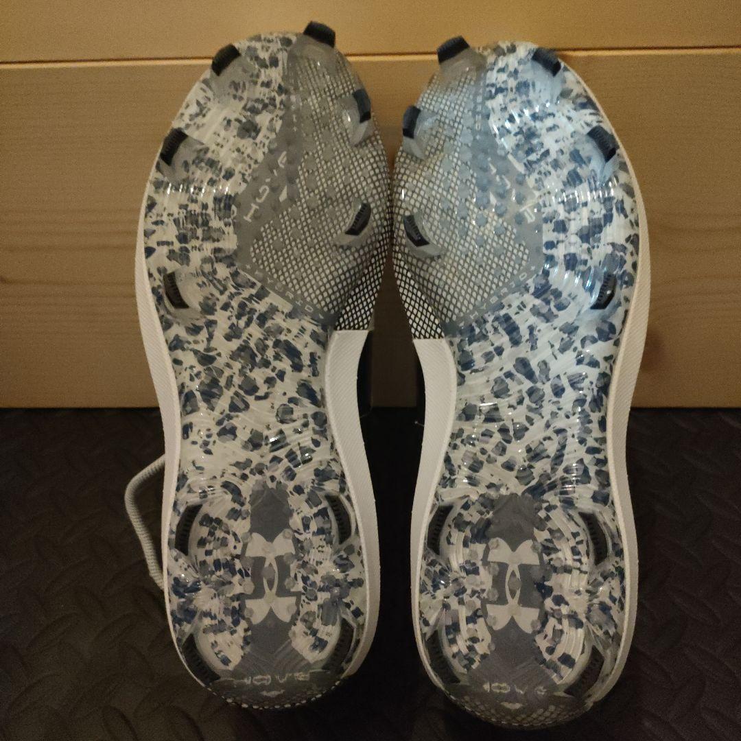 Under Armour ポイントスパイク　ホワイト/ネイビー　29.0cm