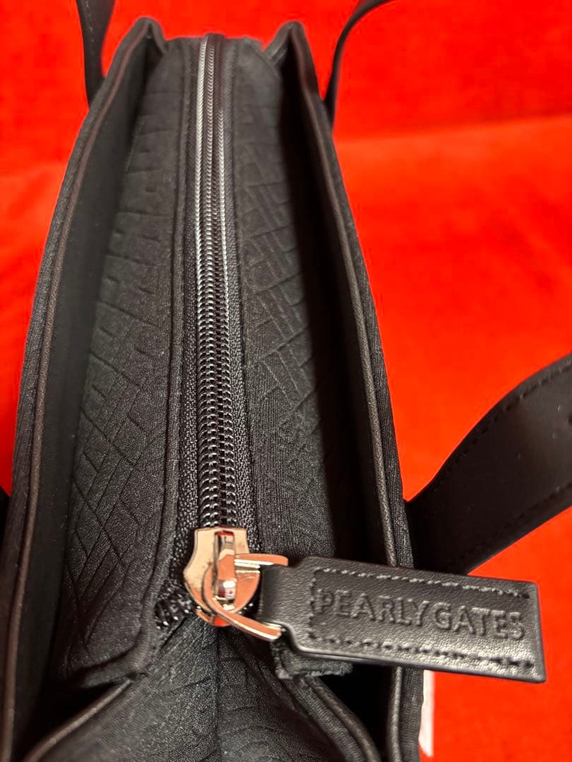 PEARLY GATES 黒 カートバッグ 新品タグ付き