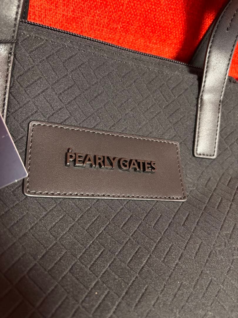 PEARLY GATES 黒 カートバッグ 新品タグ付き