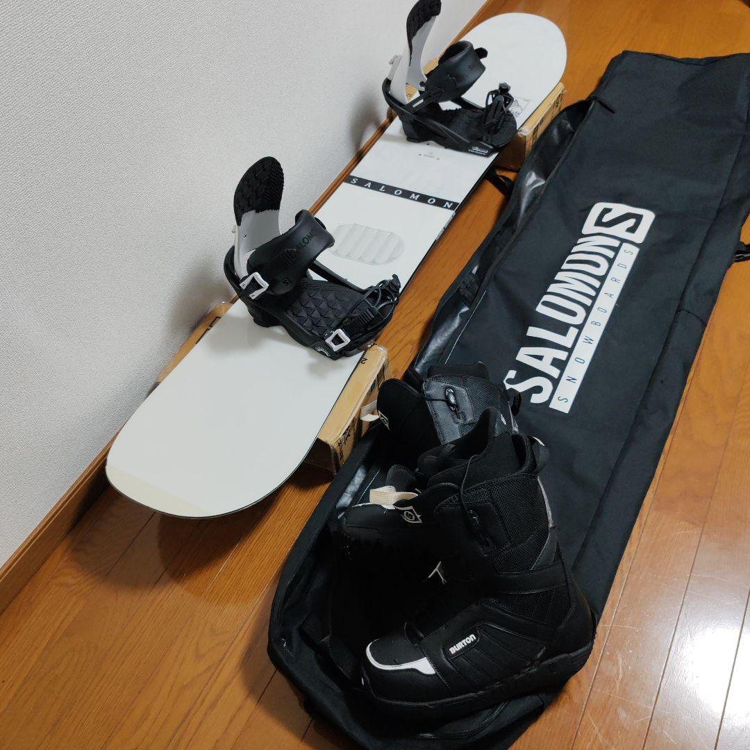 SALOMON 148 x BURTON ボードセット ビンディングブーツケース