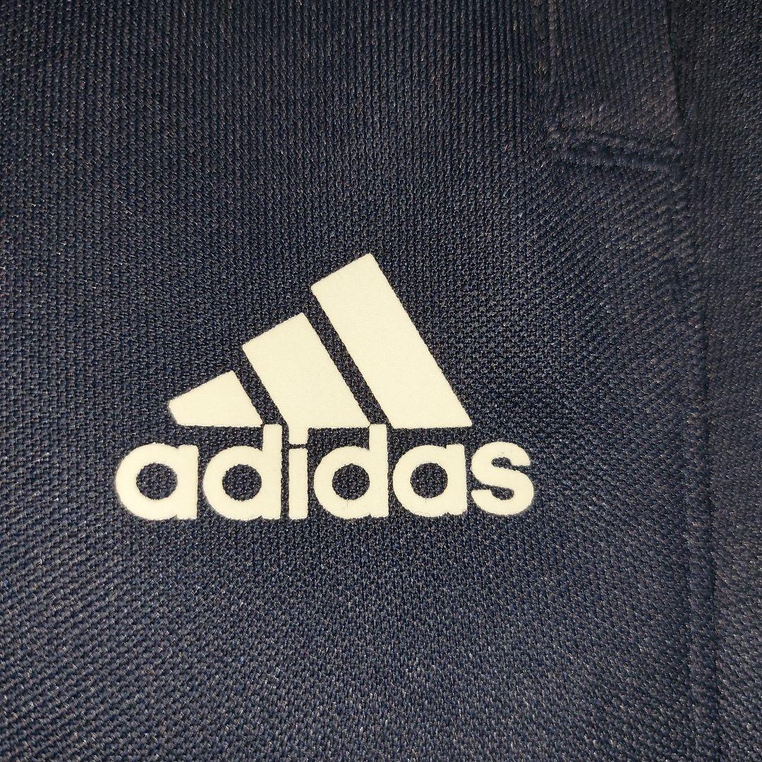 【Y2K】希少ダスラーワッペン adidas トラックパンツ 濃紺色 万国旗タグ