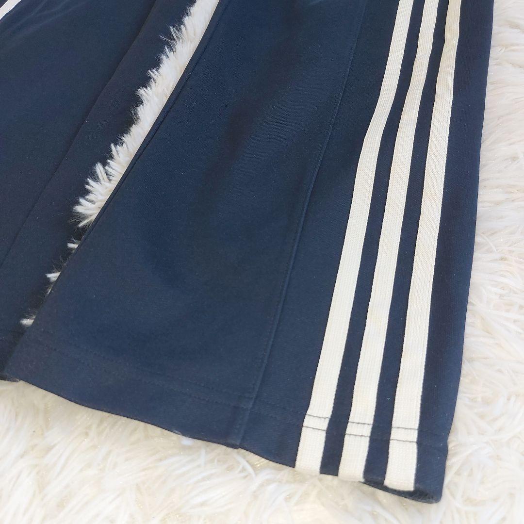 【Y2K】希少ダスラーワッペン adidas トラックパンツ 濃紺色 万国旗タグ