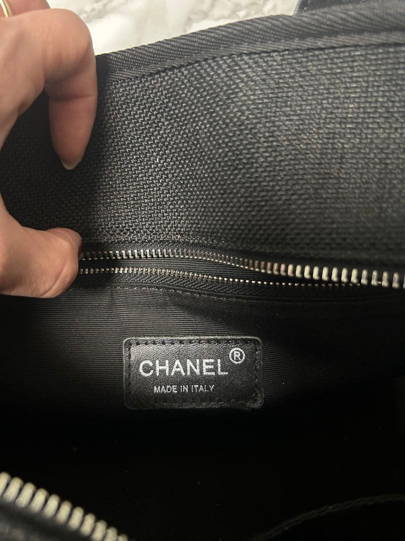 CHANEL キャンバスバッグ 黒　ノベルティ
