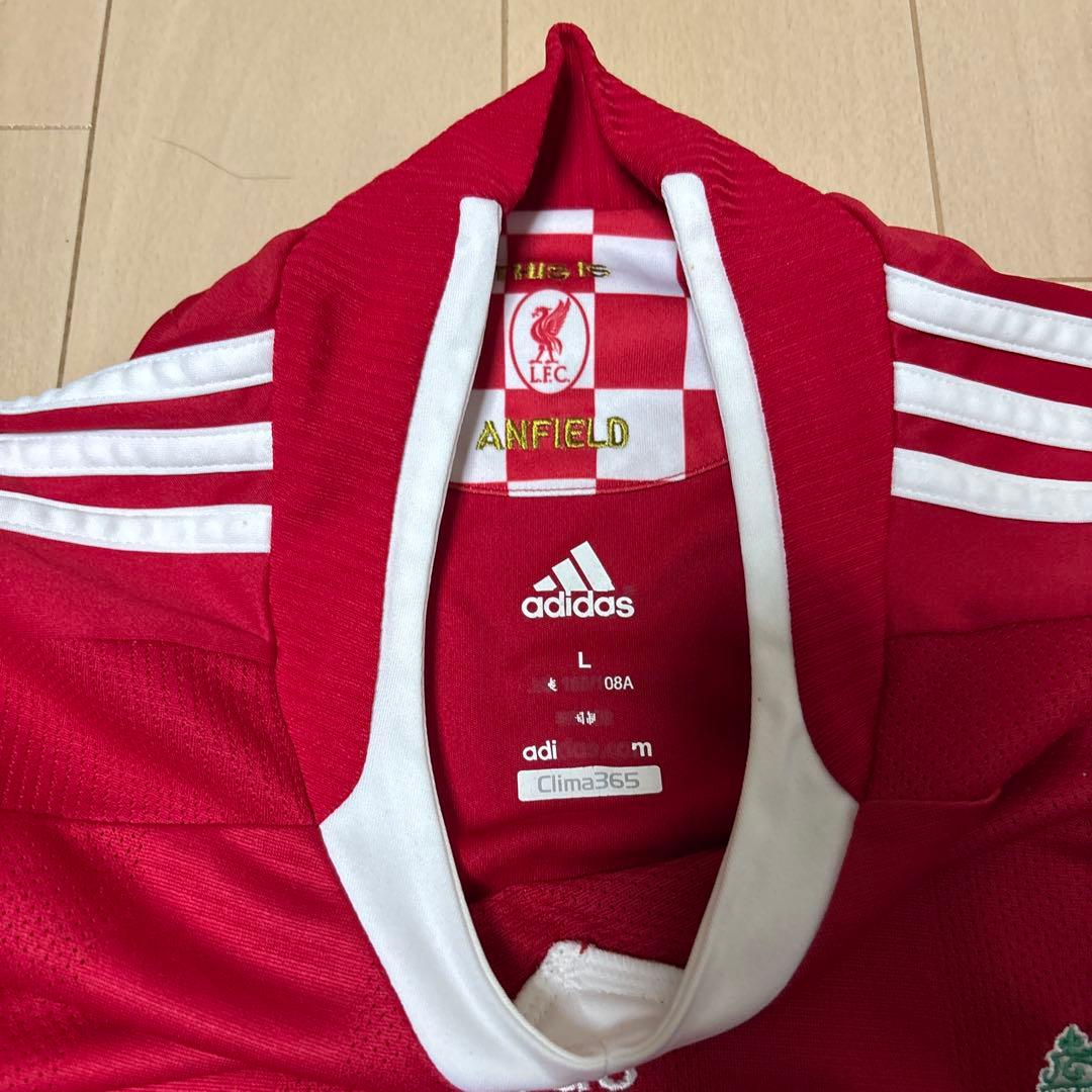 Liverpool FC adidas 赤シャツ Lサイズ　リバプール