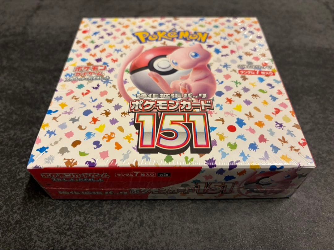 【新品未開封】ポケモンカード151 boxシュリンク付き