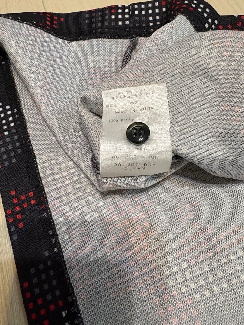 【美品】未使用品 SANRISE ゴルフ 半袖 ポロシャツ 春夏 Lサイズ