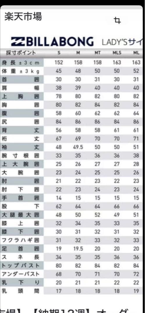 billabong ビラボン　ウエットスーツ　レディース