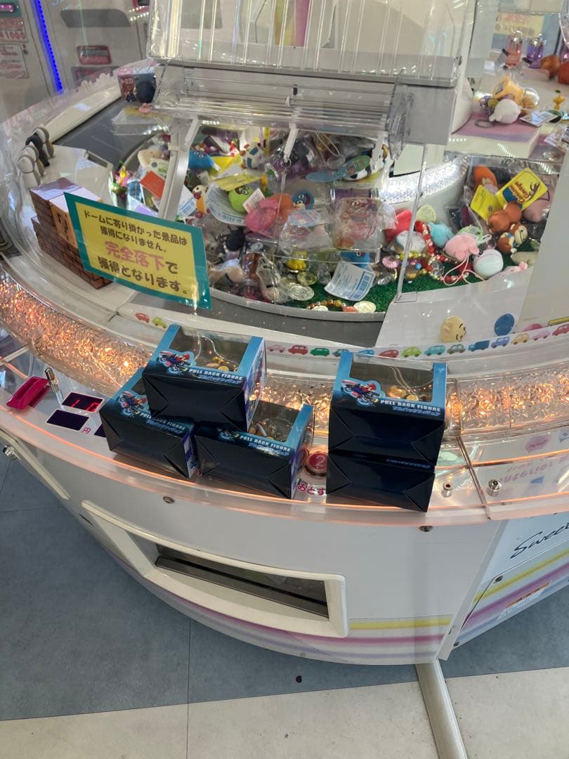 入手困難マリオシリーズ プルバックフィギュア 5体セット　本日ゲーセンで獲得