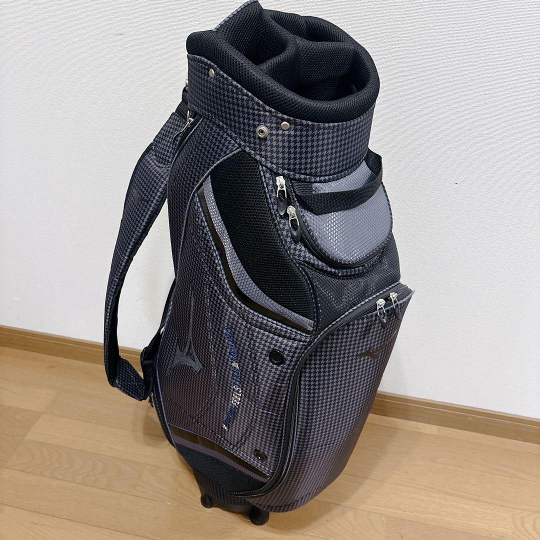 K471 MIZUNO NEXLITE チェック柄 キャディバッグ フード無し