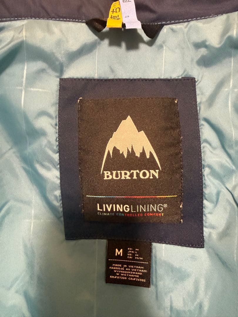 Burton スノーボードジャケット Mサイズ m breach jk