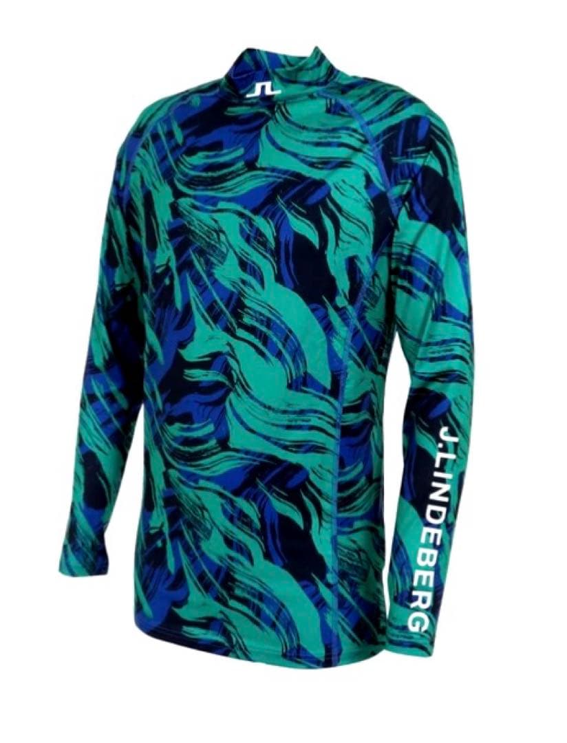 J.LINDEBERG 長袖ハイネックシャツ メンズ ゴルフウェア秋冬用 M新品