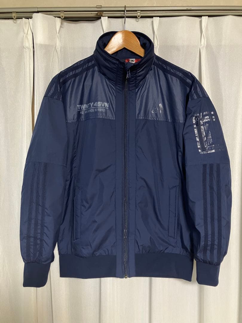 adidas 24/7 ウインドブレーカー上下 セットアップ S ネイビー