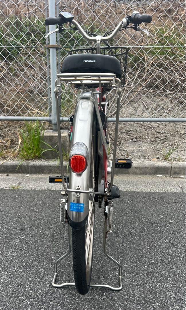 パナソニックエコナビ付き電動アシスト自転車26インチ関東圏配送可能 程度良好