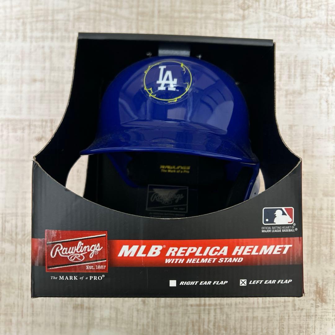 新品未使用品　2025年　MLB RAWLINGS ドジャースレプリカヘルメット