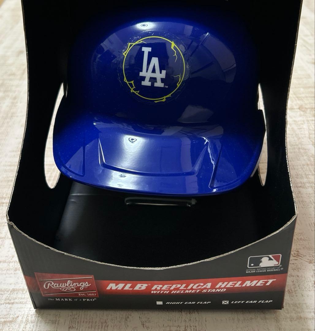 新品未使用品　2025年　MLB RAWLINGS ドジャースレプリカヘルメット