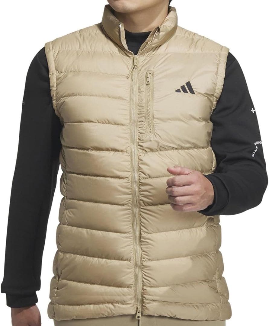 新品 2XLサイズ　アディダス　adidas ゴルフ　フルジップ　ダウンベスト