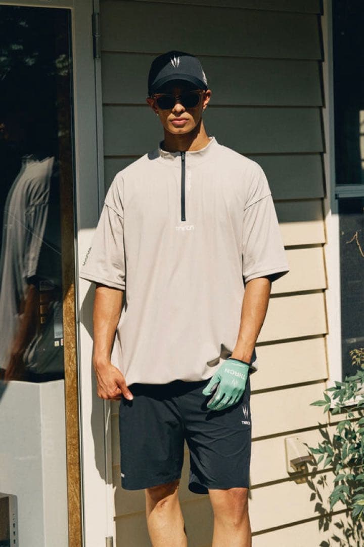 RUFFLOG TNRCN HALF-ZIP TEE ラフロッグ　サイズXL
