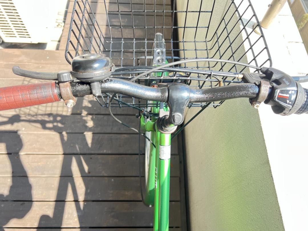 FLUTE CS ２７インチ　６段変速　シティサイクル　グリーン　引取専用