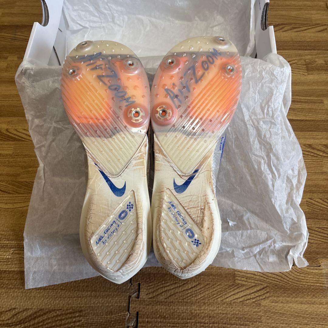 美品NIKEエアズームヴィクトリー2ビクトリー2ブループリント25.0cm