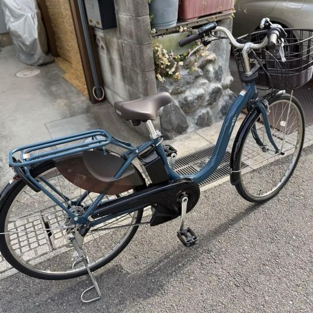 美品　京都引取限定　YAMAHA PAS with 26インチ電動アシスト自転車