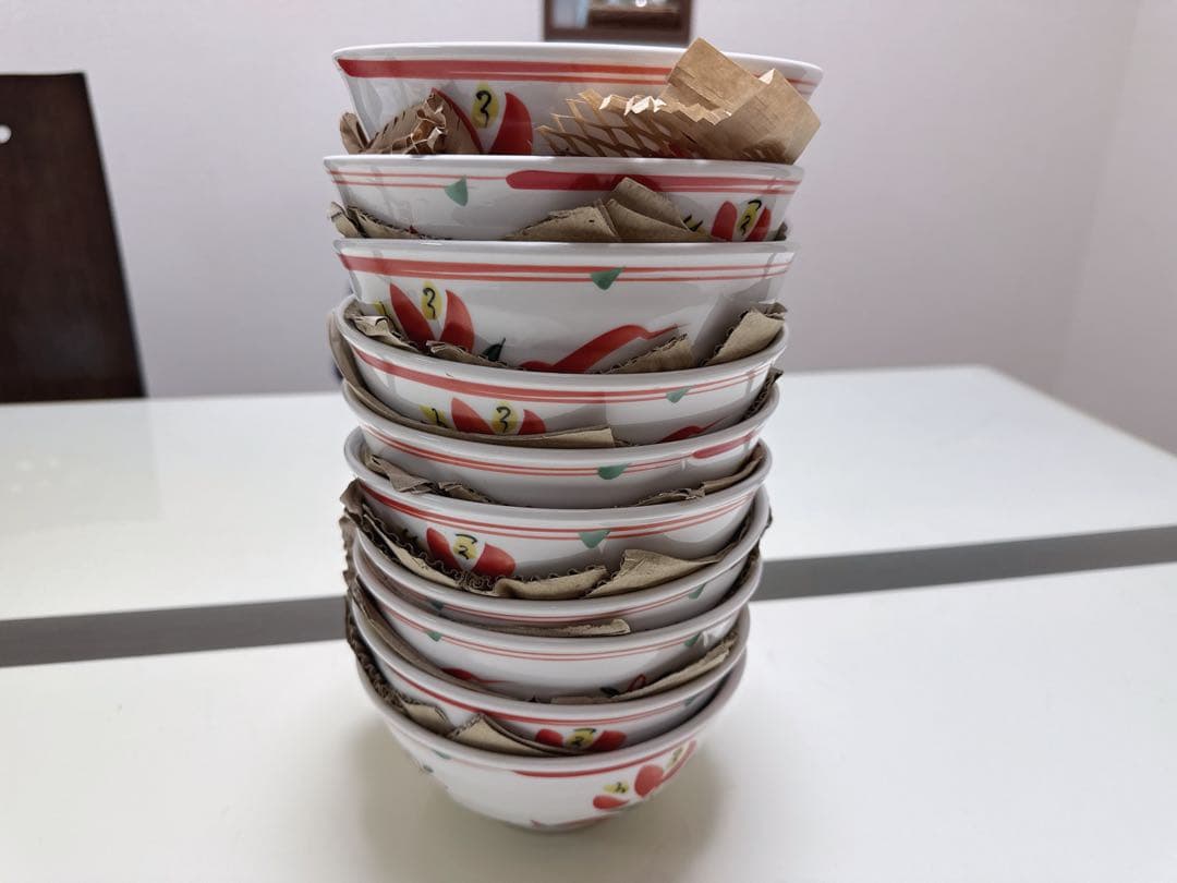 【新品】イマリ焼き 花柄ボウル 10個セット