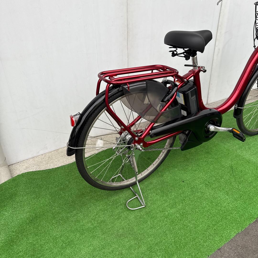 YAMAHAヤマハW ith 電動アシスト自転車24インチ 12.3Ah レッド