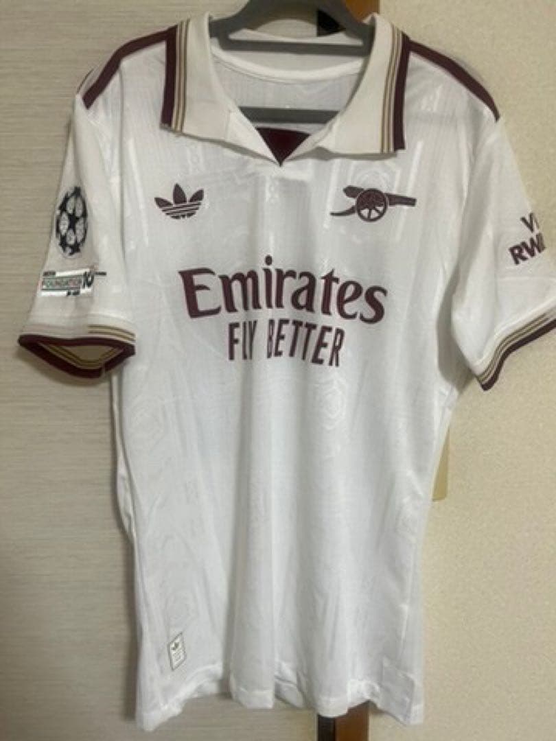 【新品未使用】デクランライス　アーセナル　選手仕様　CL仕様　サードユニフォーム