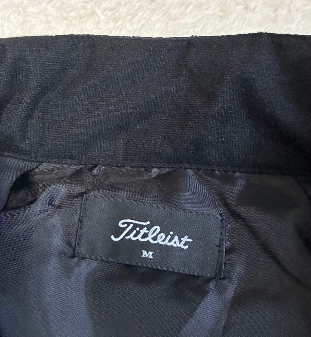 【美品】Titleist タイトリスト バックロゴジャケット ブルゾン 黒 M
