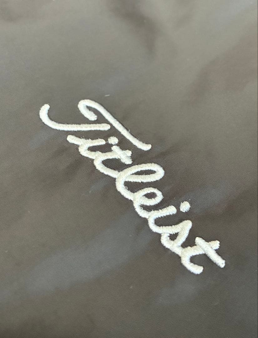 【美品】Titleist タイトリスト バックロゴジャケット ブルゾン 黒 M