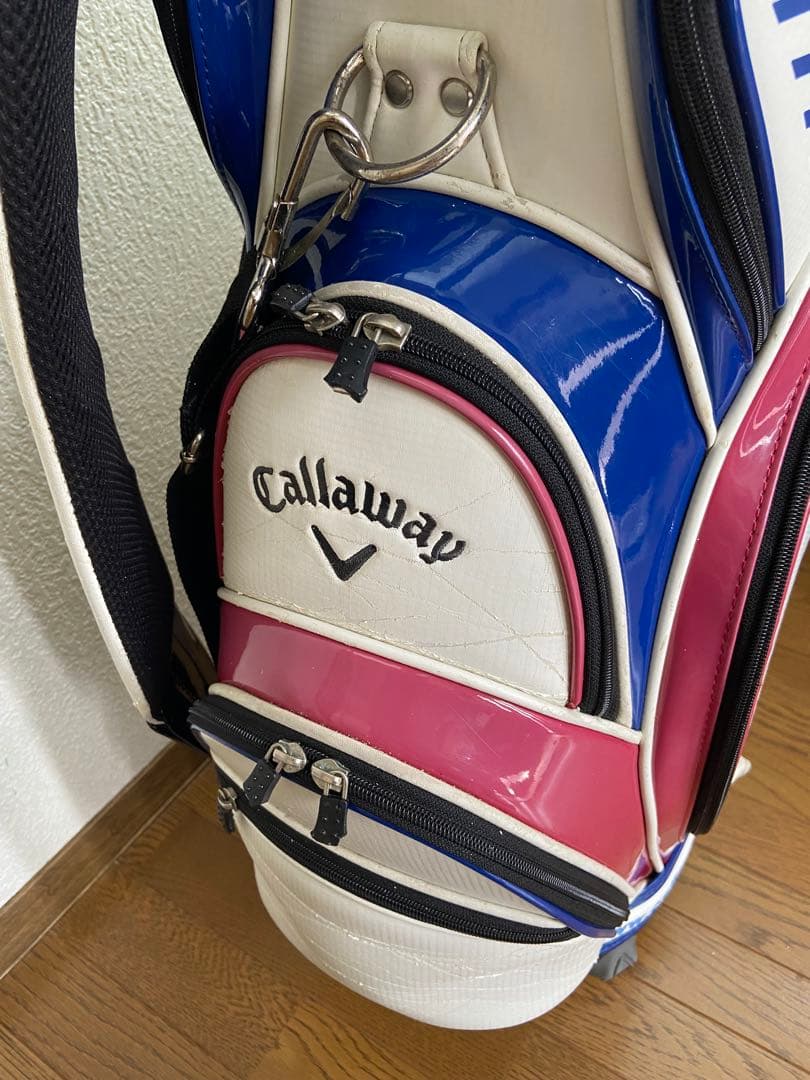 【お洒落】キャロウェイCallaway キャディバッグ トリコロールカラー