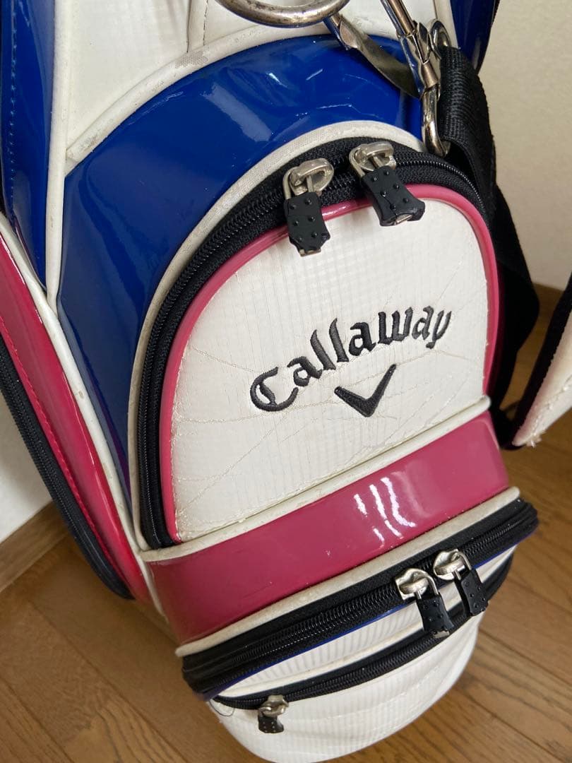 【お洒落】キャロウェイCallaway キャディバッグ トリコロールカラー