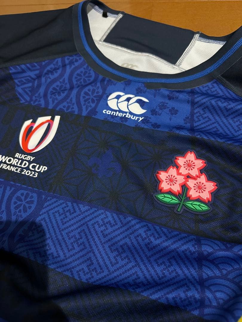 ★美品★Canterbury WC2023 日本代表 ラグビーシャツ5L中古