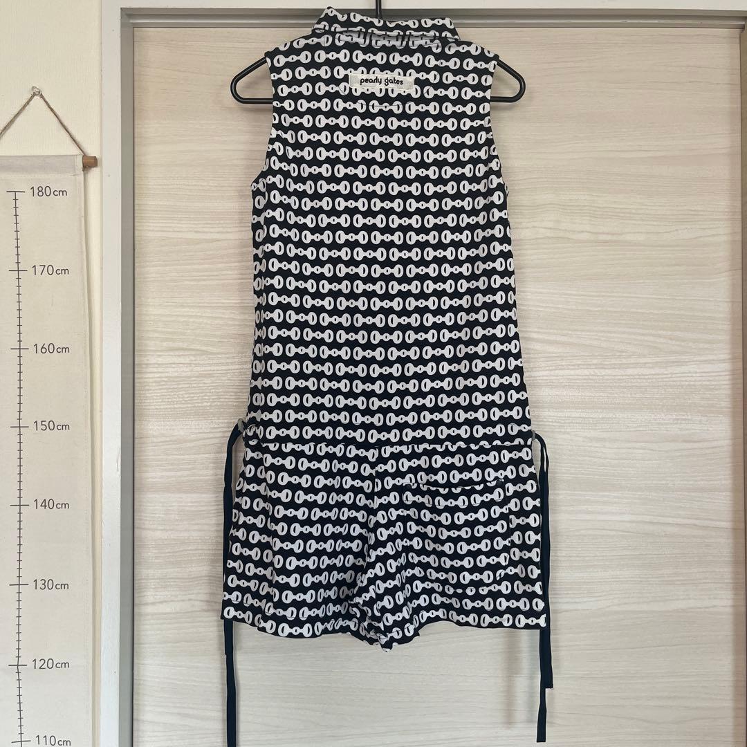 【美品】PEARLYGATE パーリーゲイツ　ノースリーブロンパース　０サイズ