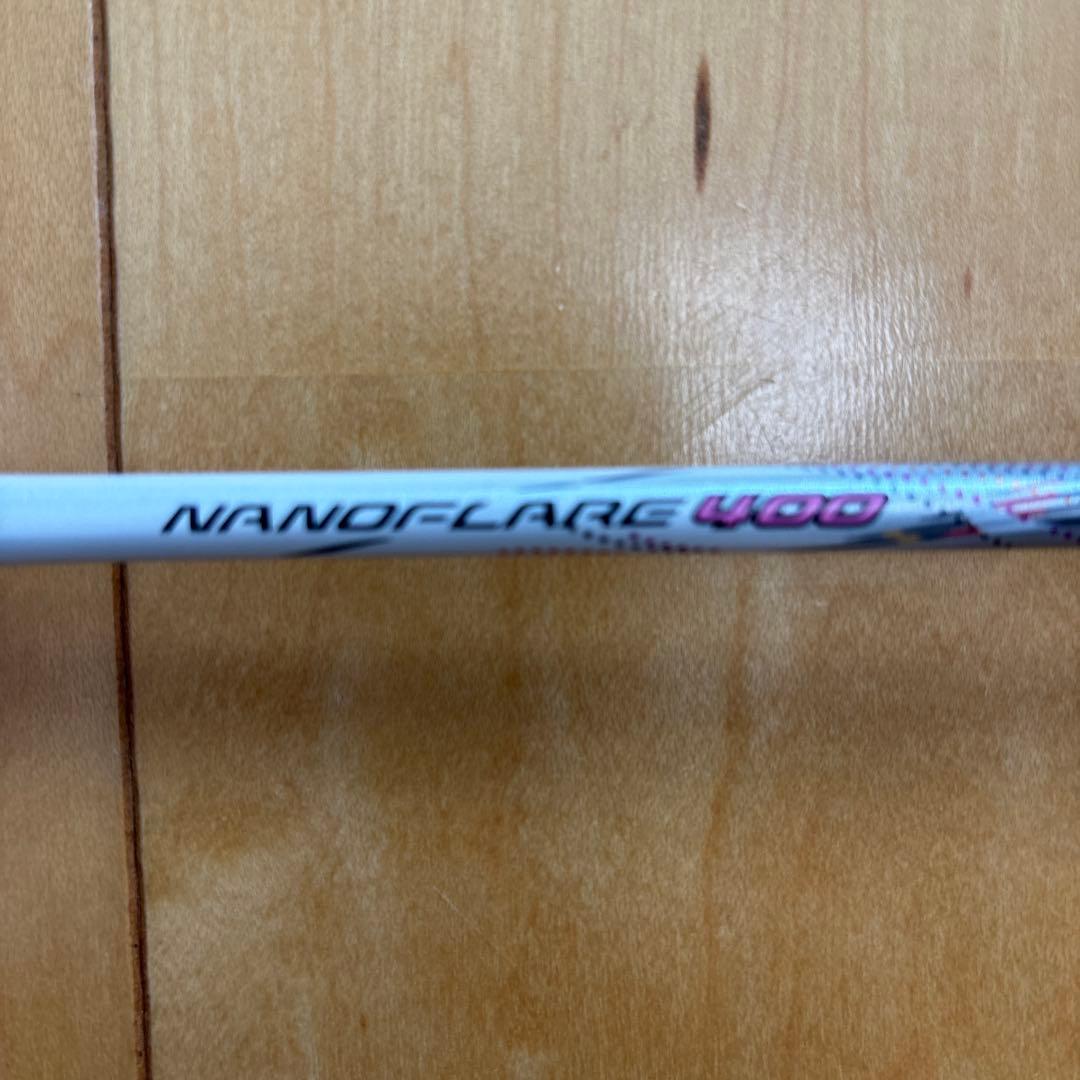 【状態良】ナノフレア400 NANOFLARE400 バドミントン 4UG5