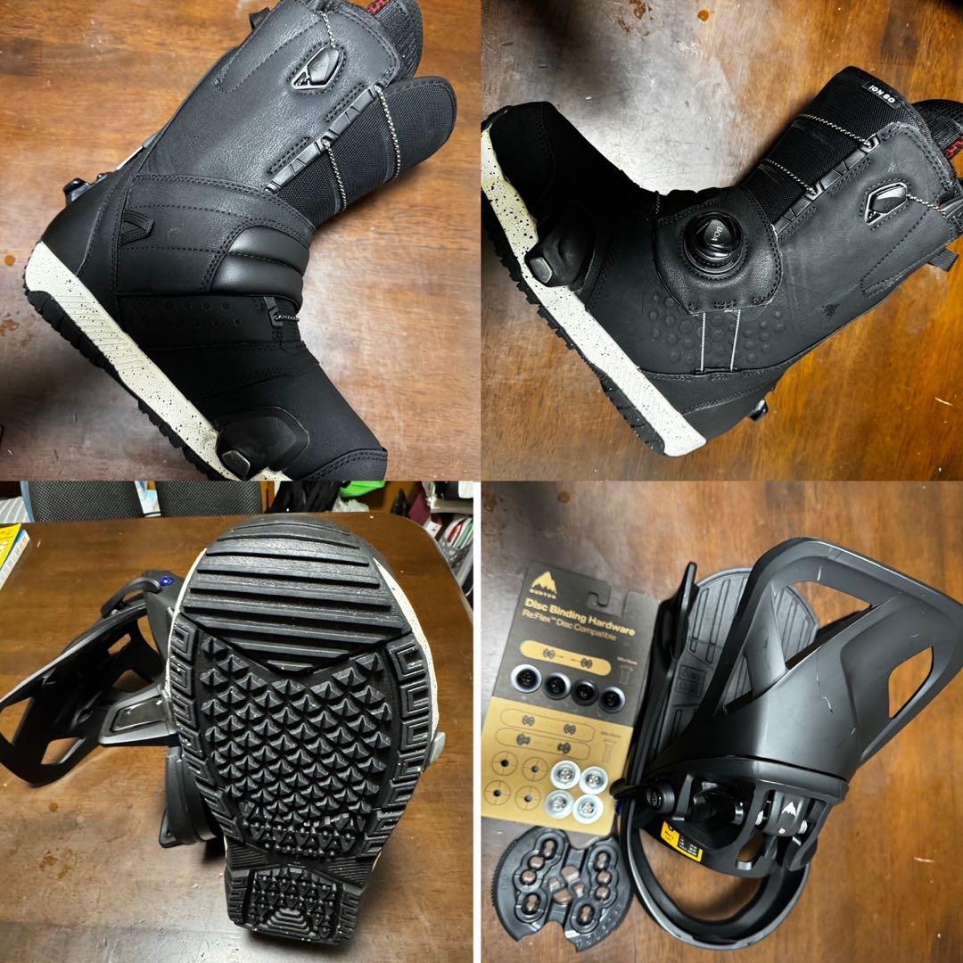 中古美品　BURTON スノーボードブーツとバインディングセット