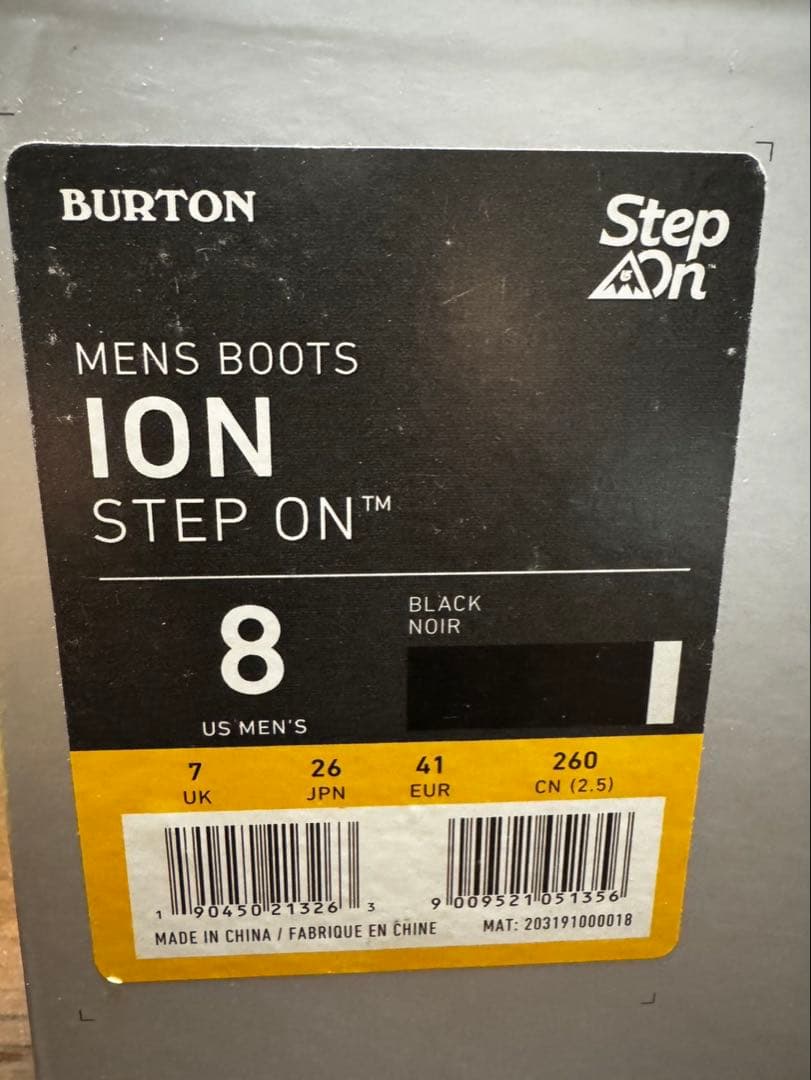 中古美品　BURTON スノーボードブーツとバインディングセット