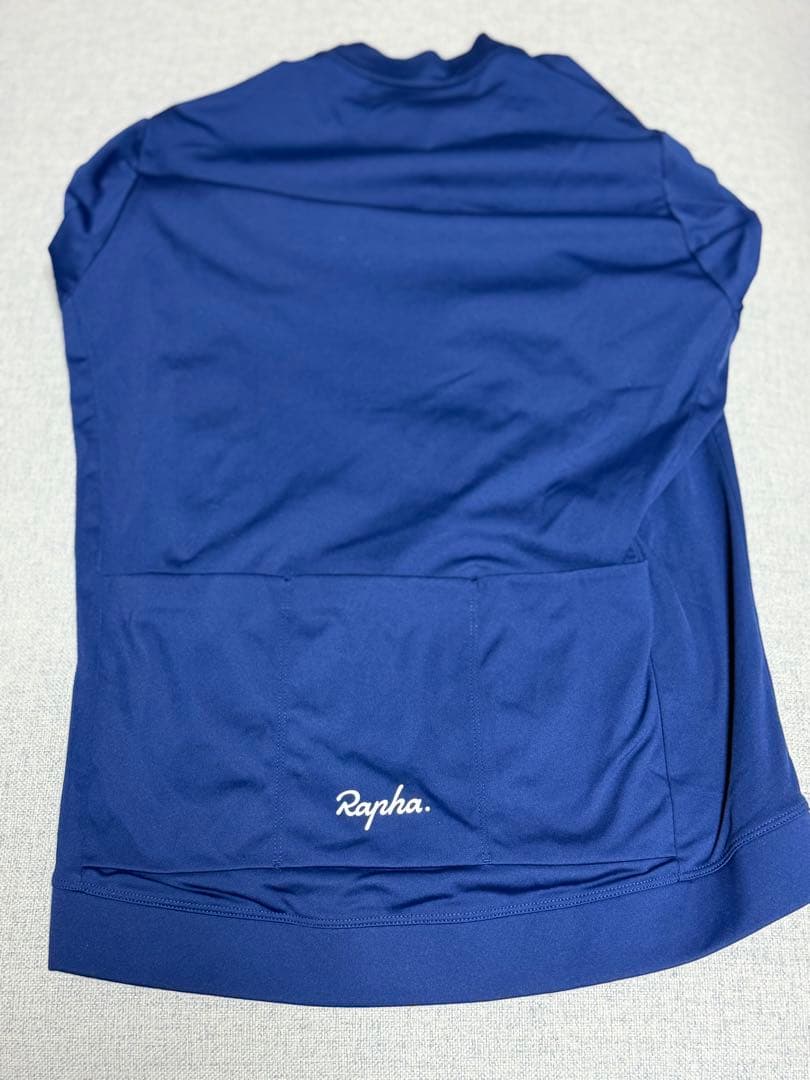 【美品】Rapha Core サーマル ロングスリーブジャージ L ネイビー