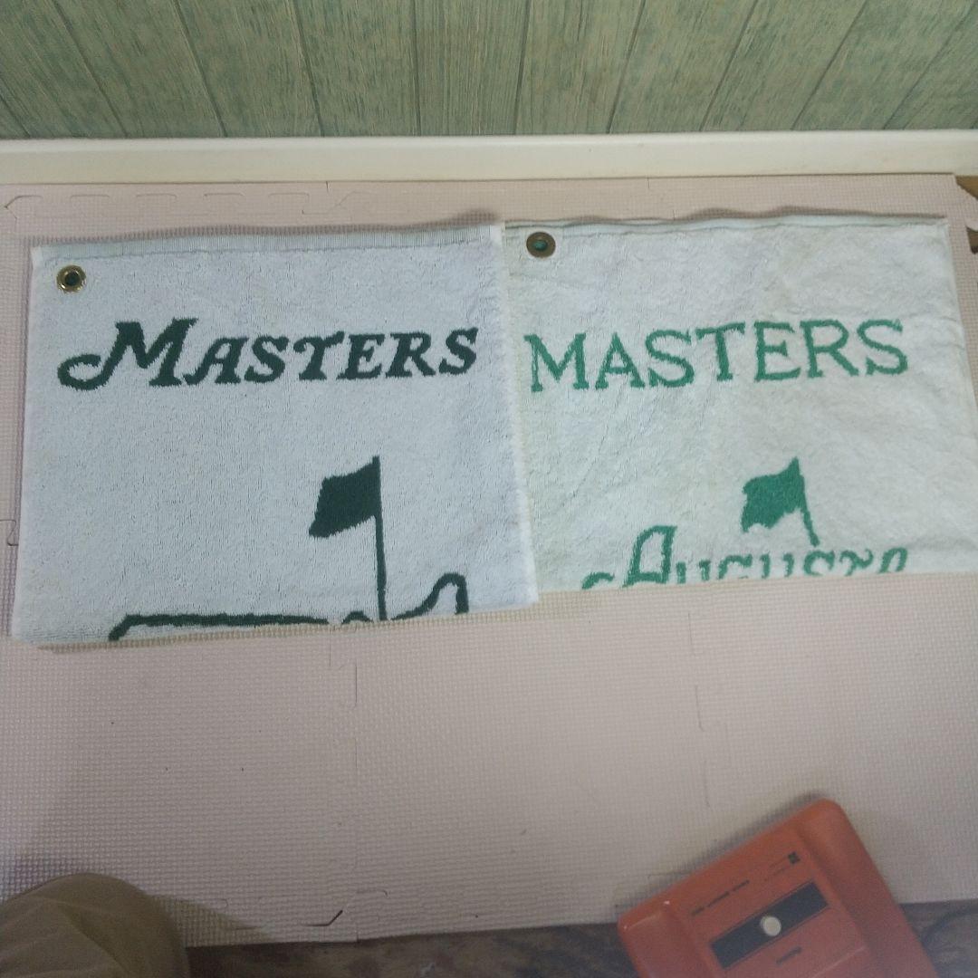 Masters ゴルフバッグタグ✕３個 オマケ付き(マスターズタオル2枚)